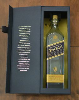   Walker Blue Label Scotch Whisky Case/Box with (EMPTY) 750ml Bottle