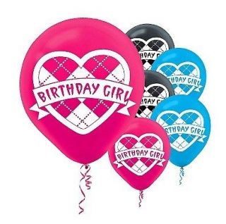 Monster High Party Latex Balloons 6 ct Birthday Party Supplies 12