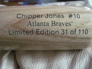 chipper jones bat in Autographs Original