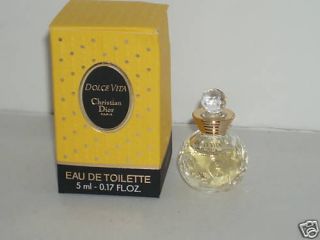 Dolce Vita by Christian Dior Women Perfume 0.17oz Eau de Toilette 