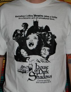 House of DARK SHADOWS hammer horror movie VAMPIRES Johnny Depp T Shirt