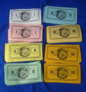 Monopoly The Disney Edition play money set Uncle Scrooge McDuck 