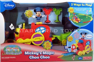   Mickeys Magic Choo Choo Mickey Mouse Clubhouse Train Set Disney NEW