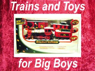 New Bright HOLIDAY EXPRESS TRAIN SET G Scale Gauge Battery Christmas 
