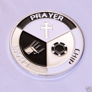 Chip Chair Prayer Poker Card Guard / Protector NEW