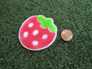 STRAWBERRY RUG CARPET for Dollhouse Mini Miniature Hard to Find BRAND 