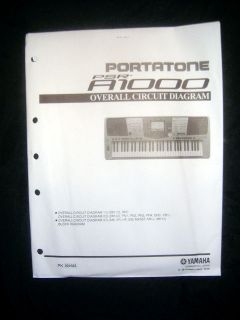 Yamaha Portatone PSR A1000 Circuit Diagram Schematic