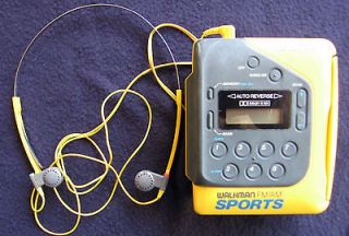 SONY Walkman FM/AM Radio Cassette Sports Headset Headphones WM 
