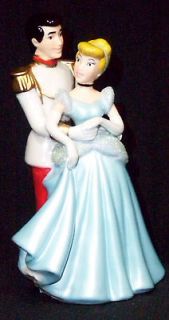 Disney Cinderella & Prince Charming Porcelain Figurine Statue Cake 