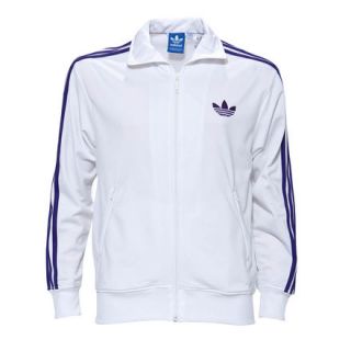 Adidas Originals Adicolor Firebird Track Jacket White Purple X41199 $ 