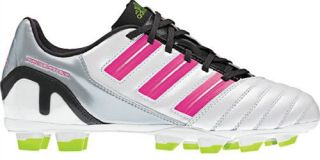 Adidas Predator Absolado TRX FG Soccer Cleats G42946 White Pink Slime 