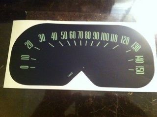 1957 1958 Plymouth Fury Christine 150 MPH speedometer face plate 
