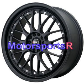   XXR 521 Flat Black Wheels Rims Lip 04 05 06 07 08 Acura TL Type S RDX
