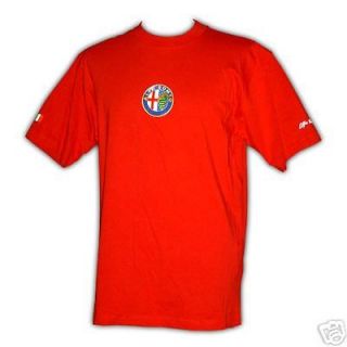 Alfa Romeo Mens Classic Red T Shirt, brand new   size S