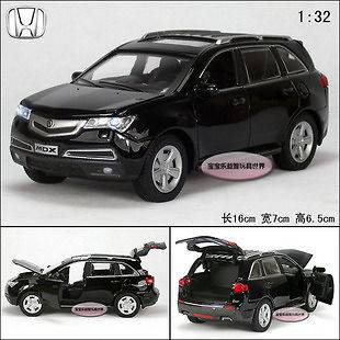 New Acura Mdx 132 Alloy Diecast Model Car Toy With Sound & Light 