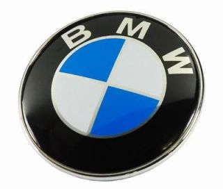 82mm BMW M X Z 1 3 5 6 7 Series Chrome Hood / Trunk EMBLEM Logo Badge 