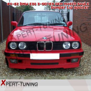 84 92 BMW E30 3 SERIES LOWER VALANCE OE MTECH STYLE FRONT BUMPER LIP 