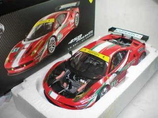 18 Hotwheels ELITE Ferrari 458 Italia GT2 Lemans 2011 AF Corse # 