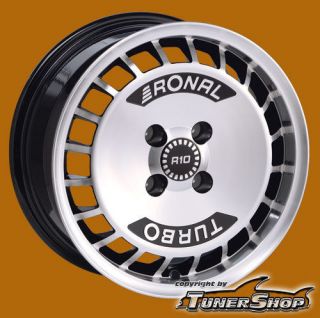 Ronal Turbo Wheels 15x7 Fiat 500 / Fiat 500 ABARTH 4 lug 98x4