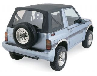 1995 1996 1997 1998 Suzuki Sidekick BLACK GEO Tracker Soft Top TINT 