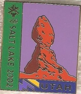LE 2002 Salt Lake City Utah Balancing Rock Olympic Pin
