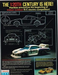 1978 Peerless R/C Electric Cars 120th Century Is Here Vintage Print 