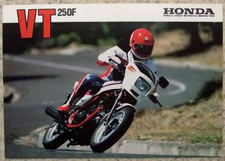 HONDA VT250F MOTORCYCLE Sales Brochure 1983