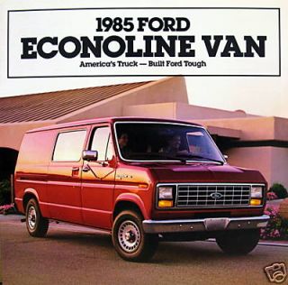 ford econoline van 1985