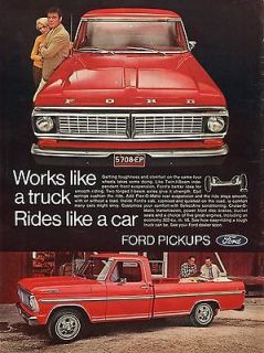 1969 Ford Ranger Pickup Truck Ad