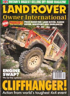 Land Rover Owner Magazine 8/98 Series 1, SAS, Overfinch Rang Rover 