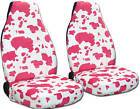 89 1996 Geo tracker cow pink white car seat covers, other items&back 