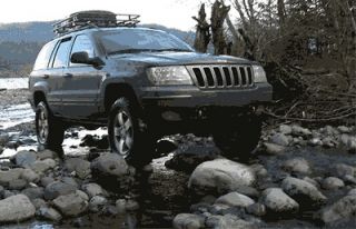 1999 Jeep Grand Cherokee WJ lift kit BB Budget Boost 2 spring 