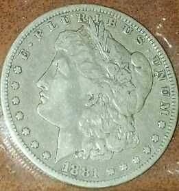 1881 cc morgan silver dollar very nice coin