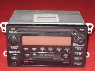 2003 Toyota Tacoma in Dash CD Radio Cassette Player OEM Good working 