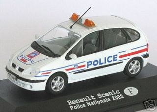 wonderful French policecar RENAULT SCENIC POLICE 2002   scale 1/43