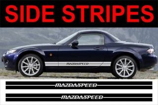 side stripes Mazdaspeed style fit mazda mx5