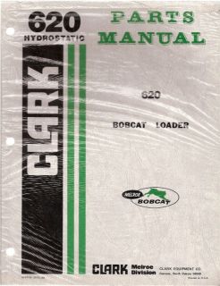 Bobcat 620 Skid Steer Loader Parts Manual