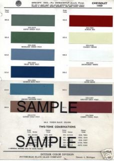 1963 OLDSMOBILE CUTLASS SUPER DYNAMIC 88 F 85 HOLIDAY 63 PAINT CHIPS 