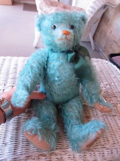 Merrythought Alpha Farnell Turquoise Ltd Edition Teddy Bear 15