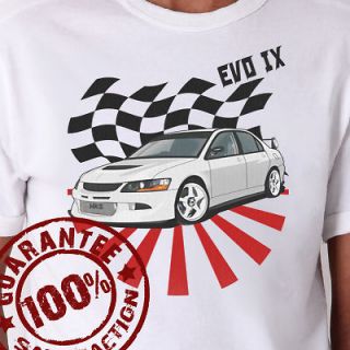 Mitsubishi Lancer Evo IX JDM Racing T Shirt xs 3XL #599