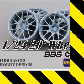 HD03 0122 Hobby Design 1/24 20 WHEELS BBS CH R