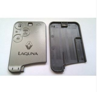 New RENAULT Laguna 3 button remote smart key card case (196)