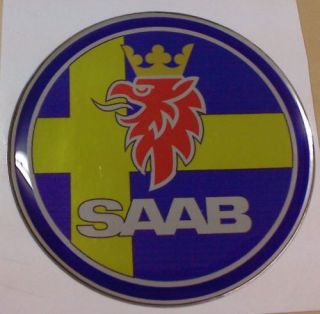 SAAB SWEDISH FLAG Emblem decal 93 9 3 95 9 5 9 2X