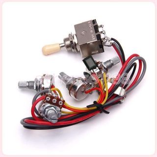 Circuit Wiring Set 3 Box Toggle Pickup Selector 2V/2T/1J for LP 