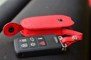 Leather Key fob for VOLVO smart key C30 C70 S40 S80 V50 V60 V90 V70 