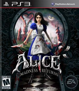 ALICE MADNESS RETURNS PS3 GAME BRAND NEW REGION FREE   US