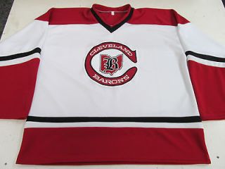 Vintage Cleveland Barons NHL hockey replica jersey 1973 74 blank home 