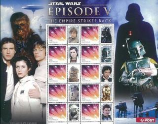   Stamp, 2012 STW1201S5 Star Wars Episode V The Empire Strikes Back
