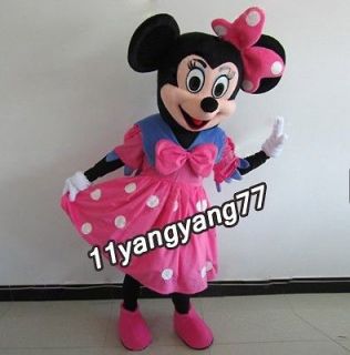   Deluxe Minnie Mouse Disney Costume Mascot Custom Suit Adult Sz
