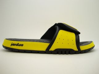    032] Mens Air Jordan Hydro 2 Black Speed Yellow Slippers Tokyo 23